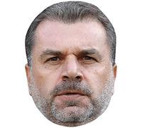 Ange Postecoglou (Beard) Celebrity Mask, Flat Card Face, Fancy Dress Mask