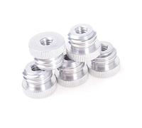 ANGEEK 5 Pcs 1/4"-20 Female to 5/8"-11 Male Convert Screw Standard Adapter for Tripod Laser Level Adapter