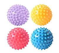 Angeer 4-Pack Eco-Friendly Reusable Dryer Balls, Plastic Laundry Balls for Soft Clothes, Static Reduction & Fast Drying, Hypoallergenic (Color Random)