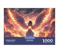 Angel 1000 Pieces Portable Jigsaw Puzzle Age 3+ Cool Collage Effect, Home Decoration, Educational, Challenging 70x50cm/1000pcs