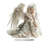 Angel Acrylic Signs - Elegant Desk Stand-up Craft, Unique Art Display for Home Living Room Ornament