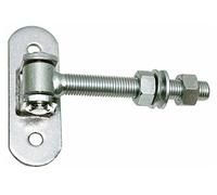 Angel Adjustable Gate Hinge Hung Tin with Screw-On Hinges M18 ZINC PLATED