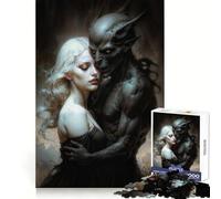 Angel And Daemon 1000 Teenager Pieces Jigsaw Puzzle Brain Development Unwind Easily Clean Join Warm Xmas Gift (38x26cm)