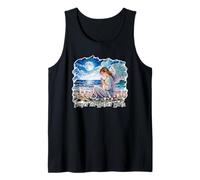 Angel at the beach - Prayer for Mother Earth 1 - Fan Fun Tank Top