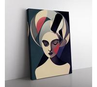 Angel Avant Garde Canvas Wall Art Print Ready to Hang, Framed Picture for Living Room Bedroom Home Office Décor, 76x50 cm (30x20 Inch)