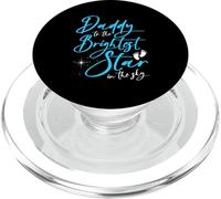 Angel Baby Dad - Daddy To The Brightest Star Infant Loss PopSockets PopGrip for MagSafe
