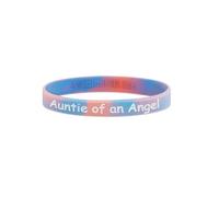 Angel Baby Loss Awareness Wristbands Memorial Bracelets Miscarriage Mummy Daddy of an Angel (Auntie)