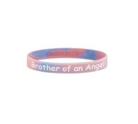 Angel Baby Loss Awareness Wristbands Memorial Bracelets Miscarriage Mummy Daddy of an Angel (Brother)