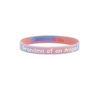 Angel Baby Loss Awareness Wristbands Memorial Bracelets Miscarriage Mummy Daddy of an Angel (Grandma)