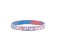 Angel Baby Loss Awareness Wristbands Memorial Bracelets Miscarriage Mummy Daddy of an Angel (Sister)