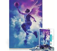 Angel Basketball Player 1000 Piece Jigsaws for Adults Think Training Play Tight Lock No Loose Pieces Unique Gift for Stress Relief (50x75cm)
