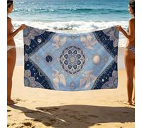Angel Beach Towel 88 x 40Inch Lightweight Travel Essentials Rural Beach Towels Oversized 100x220 Unisex Soft Comfortable Quick Dry Sand Resistant for Summer Swimming Camping Vacation Gifts SLJT-1042