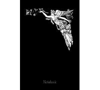 Angel Black and White Notebook: Lined Notebook Journal