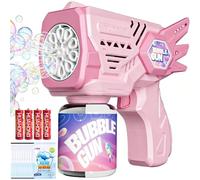 Angel Bubble Guns, Angel Bubble Machine Automatic Bubbles Blower with Bottles Solution and 10 Concentrate Bubbles Blaster Toy for Outdoor Play,Birthday Party Favors,Summer Toy,Outdoor Activity