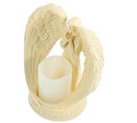 Angel Candle Holder Resin Praying Wings Electronic Candlestick