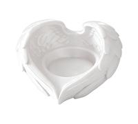 Angel Candle Holders, Gothic Resin Decor Set, 3d Printed Prayer Stand, Ambient Light Display Piece, for Desk Bedside Table Bookshelf Living Room Study Reading Time Relaxation Home Art Item Set 8x7.5cm
