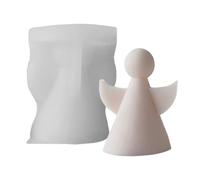 Angel Candle Mould, Silicone 7.5x6.5x8.5cm | Scented Mould | 3D Angel Aromatherapy Candle - Make with Easy Release for Crafts for Chocolate, Argill