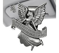 Angel Car Sun Protection Clip | 3D Vehicle Interior Decoration | Decorative Pendant for Sun Visors | Perfect for Drivers in Everyday City Traffic Holiday Travel as a Gift for SUV Saloon