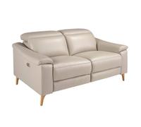 Angel Cerda 2-Seater Relax Sofa Taupe Grey Cowhide Leather | Size: 2L Angel Cerda Taupe 2L