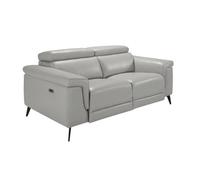 Angel Cerda 2 Seater Relaxation Sofa In Grey Leather
