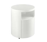 Angel Cerdá Bedside Table White Wood 7006