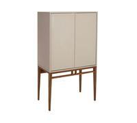 Angel Cerdá Beige and Walnut High Sideboard 3073