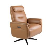 Angel Cerdá Brown Leather Swivel Armchair 5115 - Modern - Yes - No
