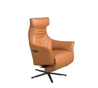 Angel Cerdá Brown Leather Swivel Armchair 5137 - Modern - Yes - No