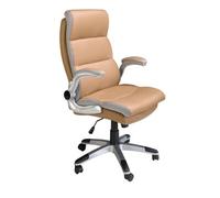 Angel Cerda Brown Leatherette Swivel Office Chair Angel Cerda Brown