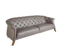 Angel Cerda Chester Sofa 3 Seater Grey Leather
