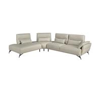 Angel Cerdá Corner sofa in sand leather 6213/6214 - Left