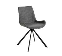 Angel Cerdá Dark Grey Fabric Swivel Chair 4071