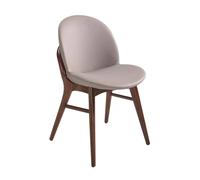 Angel Cerda Dark Mink Leatherette Dining Chair in Beige Angel Cerda Beige