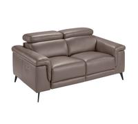Angel Cerda Elegant 2-Seater Mink Leather Relax Sofa