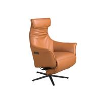 Angel Cerda Swivel Armchair, Brown Cowhide Leather, Electric Recline in Tan | Size: 1kg Angel Cerda Tan 1kg