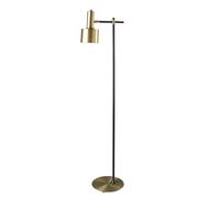 Angel Cerda Elegant Gold Aluminium And Black Steel Floor Lamp - Modern Lighting Solution