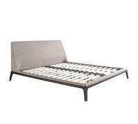 Angel Cerda Elegant Grey Fabric Bed With Unique Design