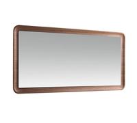 Angel Cerda Elegant Rectangular Walnut Wall Mirror For Modern Spaces