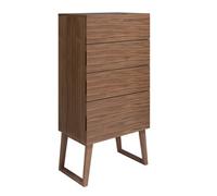 Angel Cerda Elegant Walnut Chiffonier With Soft-Close Drawers