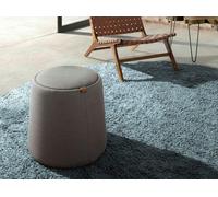 Angel Cerdá Grey fabric pouffe 5073