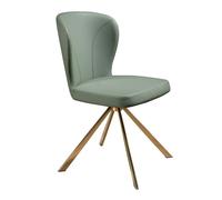 Angel Cerdá Light Green Leatherette Swivel Chair 4183