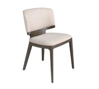 Angel Cerda Stylish Light Grey Fabric Dining Chair