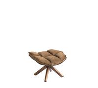 Angel Cerda Luxurious Brown Velvet Ottoman For Modern Living Rooms