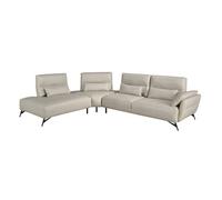 Angel Cerda Luxurious Left Chaise Longue Sofa In Sand Leather