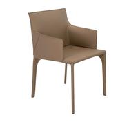 Angel Cerda Chair In Mink-Coloured Regenerated Leather