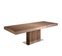 Angel Cerda Modern Rectangular Walnut Extending Dining Table For Elegant Dining Rooms