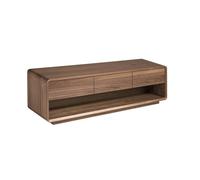 Angel Cerda Modern Walnut Veneer TV Unit Angel Cerda Walnut