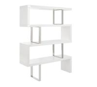 Angel Cerda Modern White And Steel Shelving Unit For Stylish Home Organization