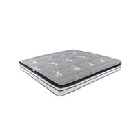Angel Cerda Natural-Latex Hybrid Mattress with Pocket Springs in Grey | Size: EU King Angel Cerda Grey EU King