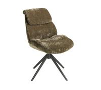 Angel Cerda Olive Green Velvet Swivel Chair